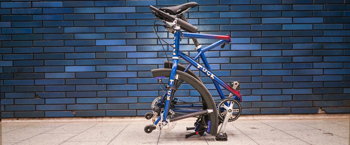 Представлен велосипед со складными колесами